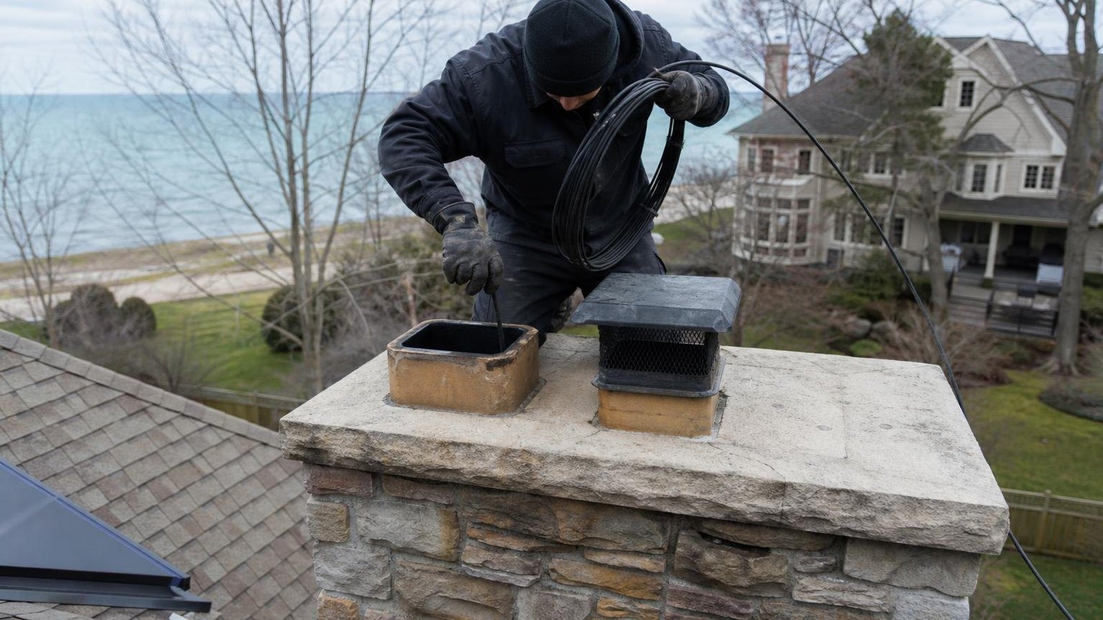 Practical chimney sweep & inspection in Winnetka